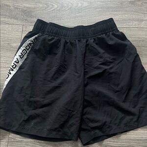 Under Armour Black and White Training Shorts